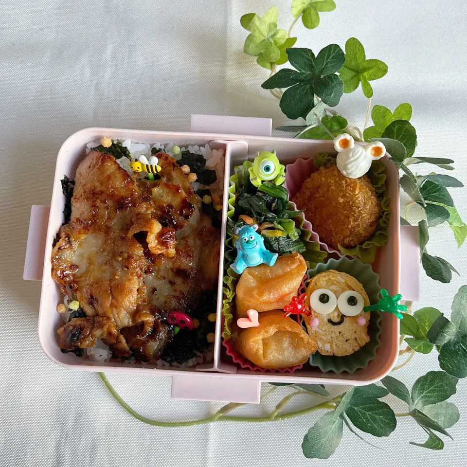 Snapdishの料理写真:2/10❤︎娘の豚の味噌漬けお弁当❤︎|Makinsさん