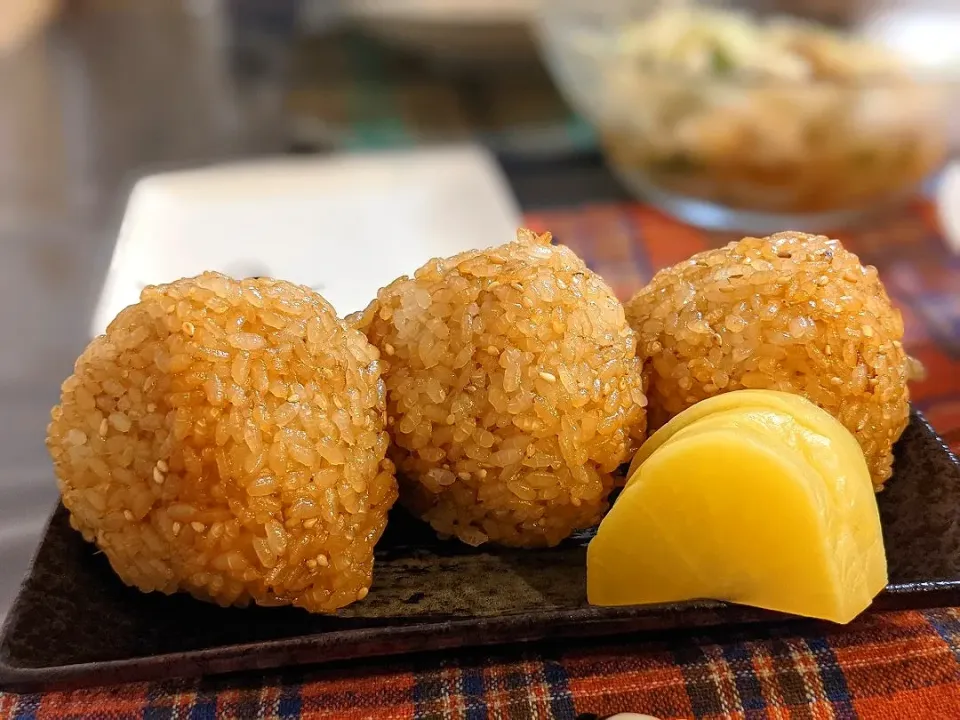 Snapdishの料理写真:焼きおにぎり☆*°|奈津美さん