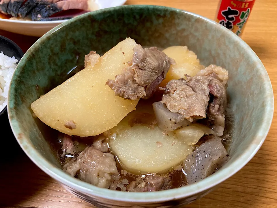 Snapdishの料理写真:＊牛すじ大根＊|＊抹茶＊さん