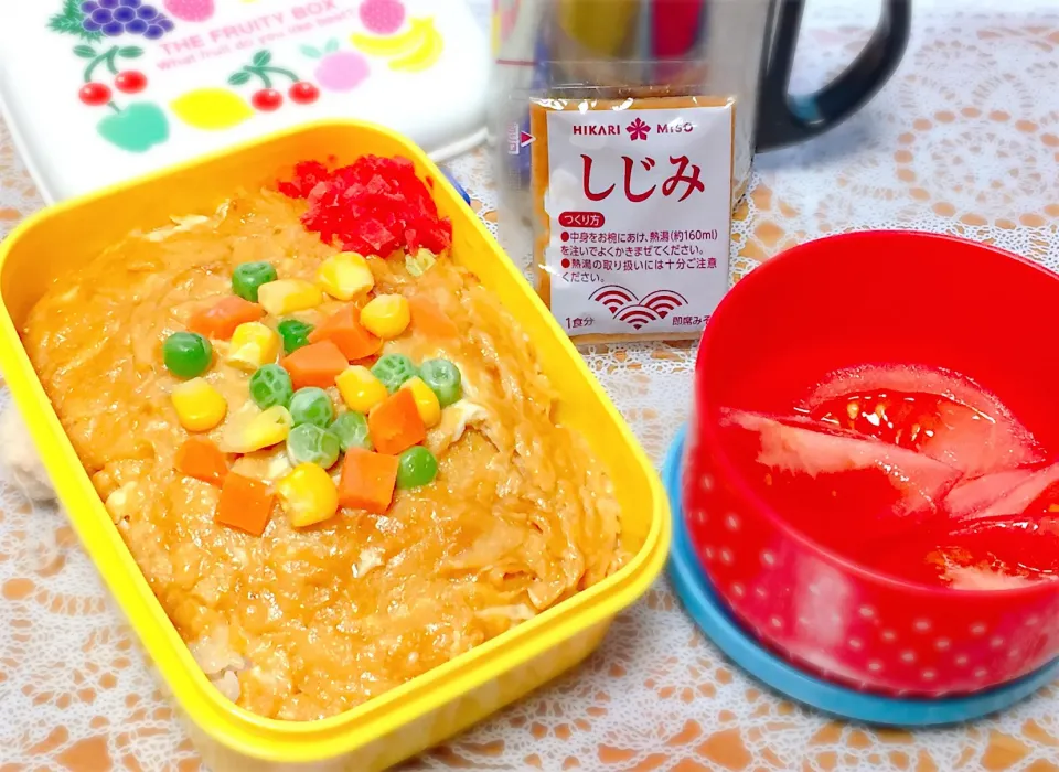 Snapdishの料理写真:天津飯弁当|🌻ako ·͜·♡peco🌻さん