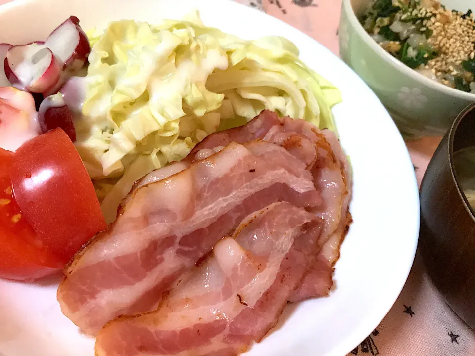 美しの国ベーコン 蕪菜混ぜご飯|はるかさん