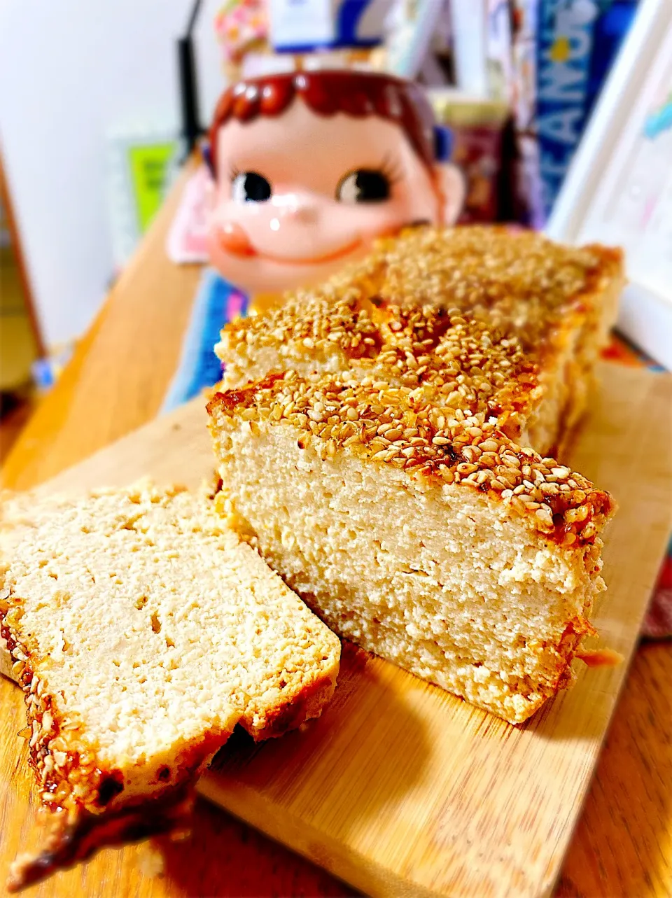 Snapdishの料理写真:まるでケーキ♡固くならないパサつかないふわふわ松風焼き。|ぽき。さん