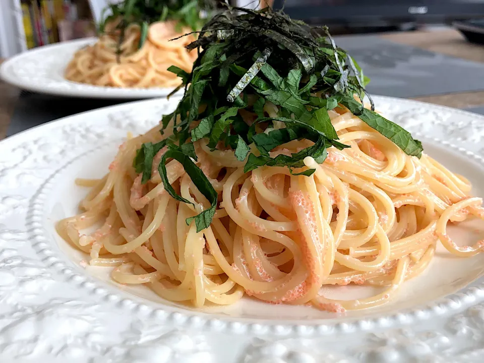 明太子パスタ🍝|naoe・noel mamaさん