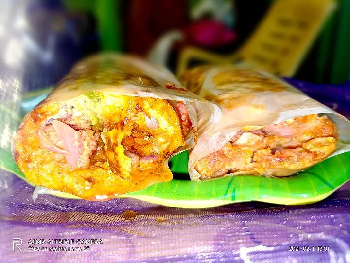 Snapdishの料理写真:Veg egg roll|jeeviさん