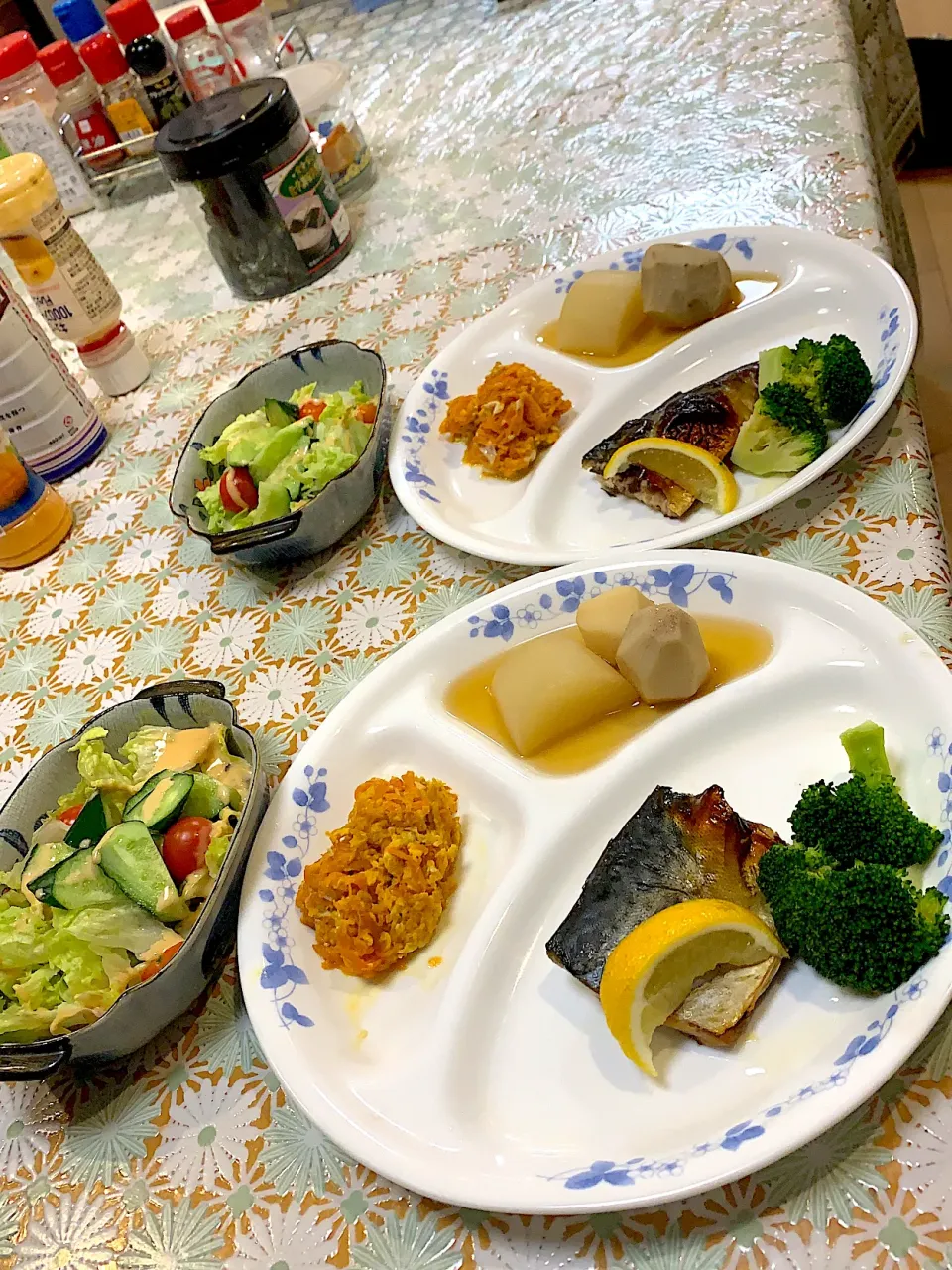 塩サバ焼きと野菜料理🥦|小林順子Ayumu1988さん