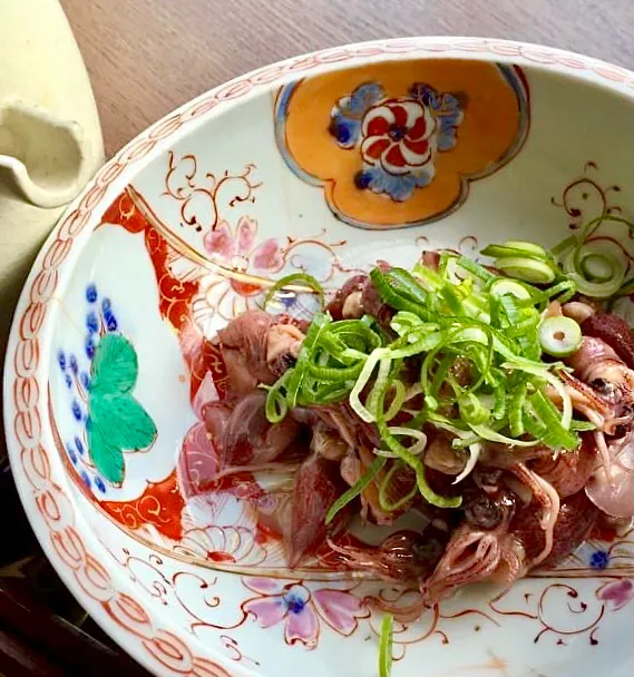 ホタルイカと冷酒・・|ばくあんしゃさん