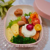 Snapdishの料理写真:海老カツ弁当☆玄米ご飯|Azukiさん