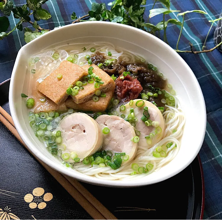 🌿茹で鷄と梅の サッパリ煮麺🌿|Hollyさん