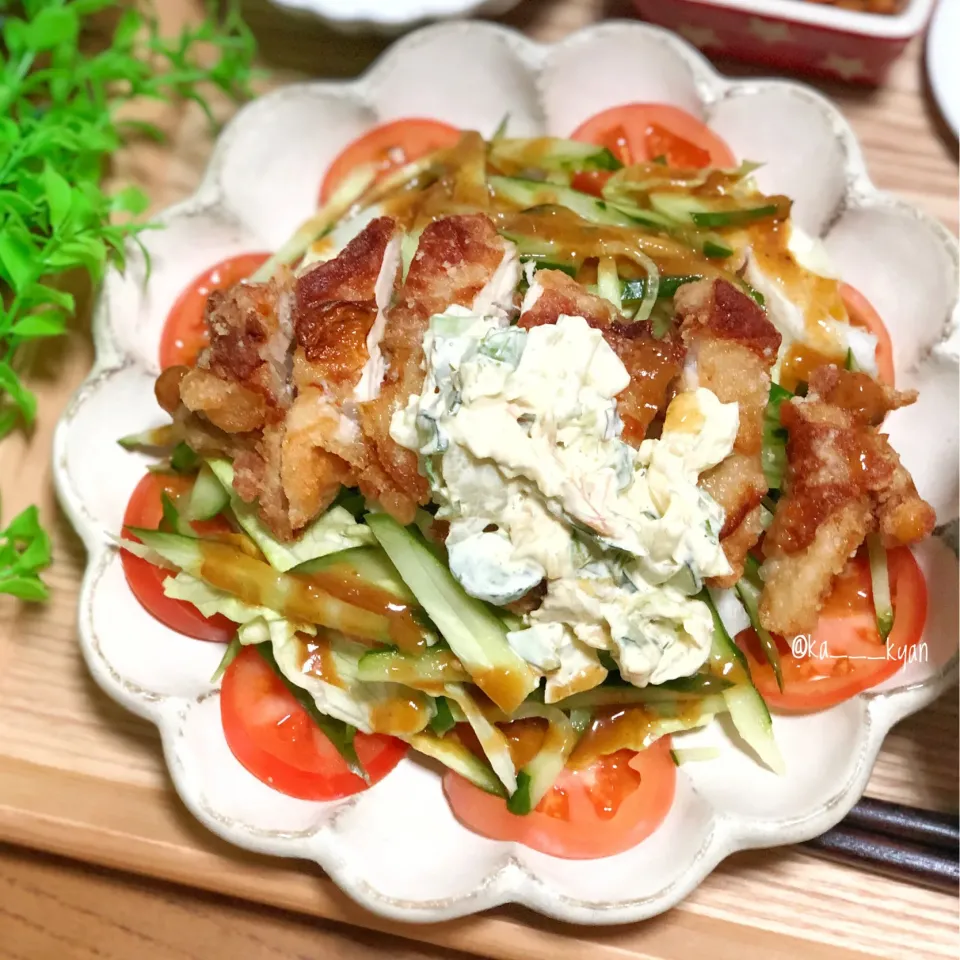 あげチキン棒棒鶏|かなこ🌼さん