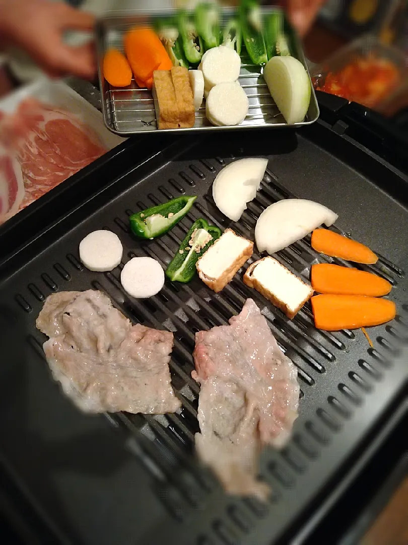 Snapdishの料理写真:二人焼き肉！|まめころさん