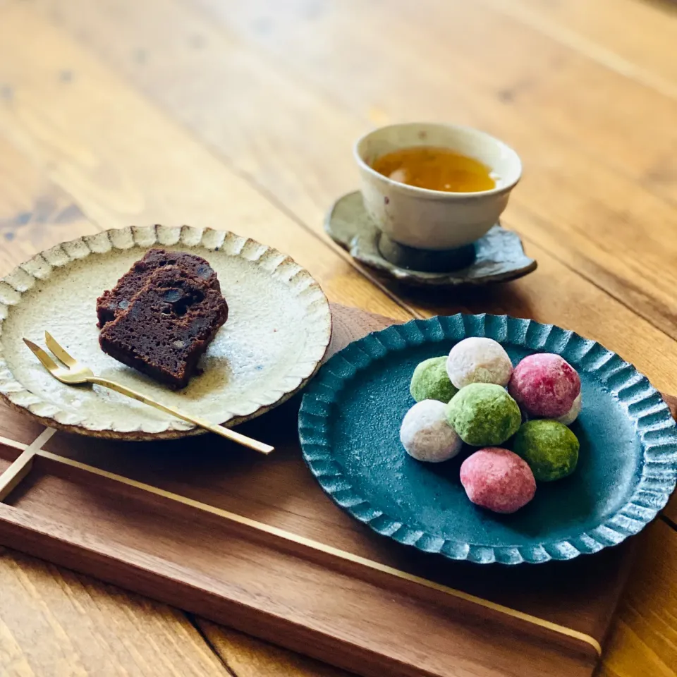 Snapdishの料理写真:「都松庵」の和菓子|もなかさん