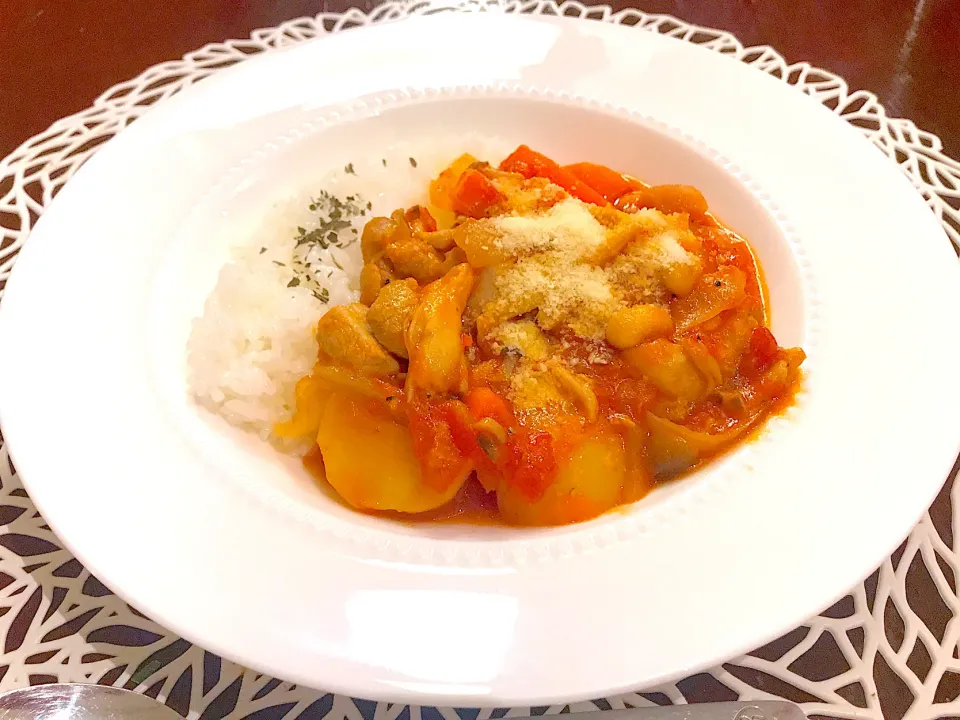 チキンのトマト煮|とみぃさん