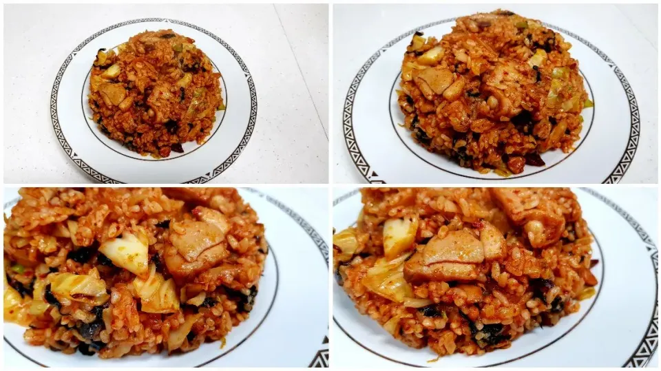 spicy saute chicken fried rice|steven z.y.さん