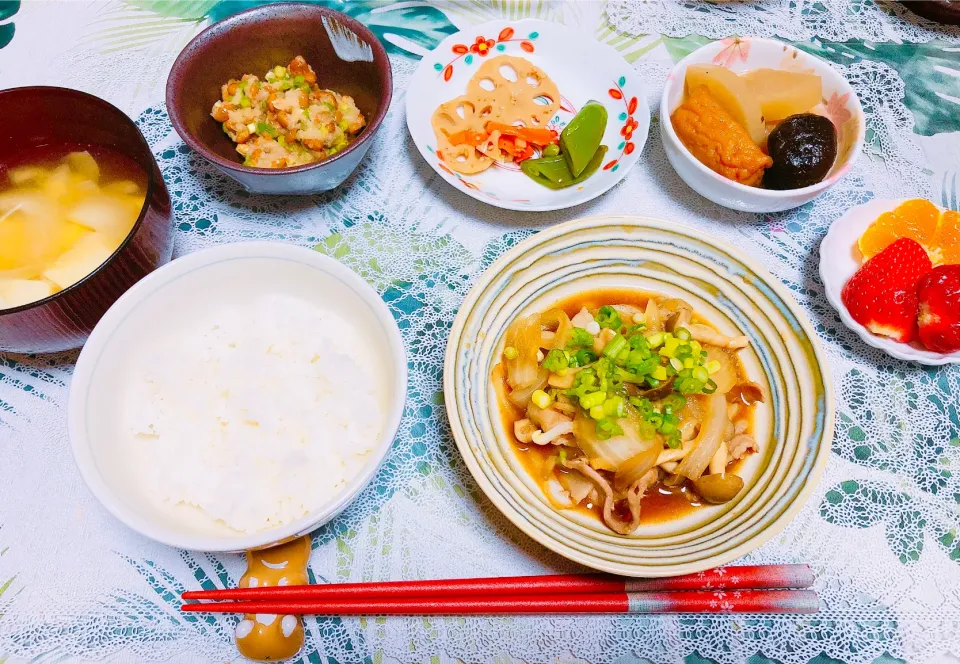 夜ご飯( ･ᴗ･ )|とうかさん