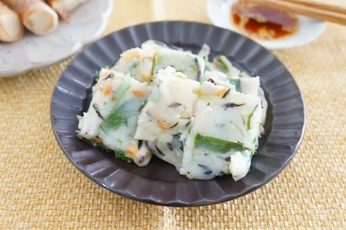 湯豆腐だし汁活用 ひじき、昆布入りチヂミ|ちいさなしあわせキッチンさん