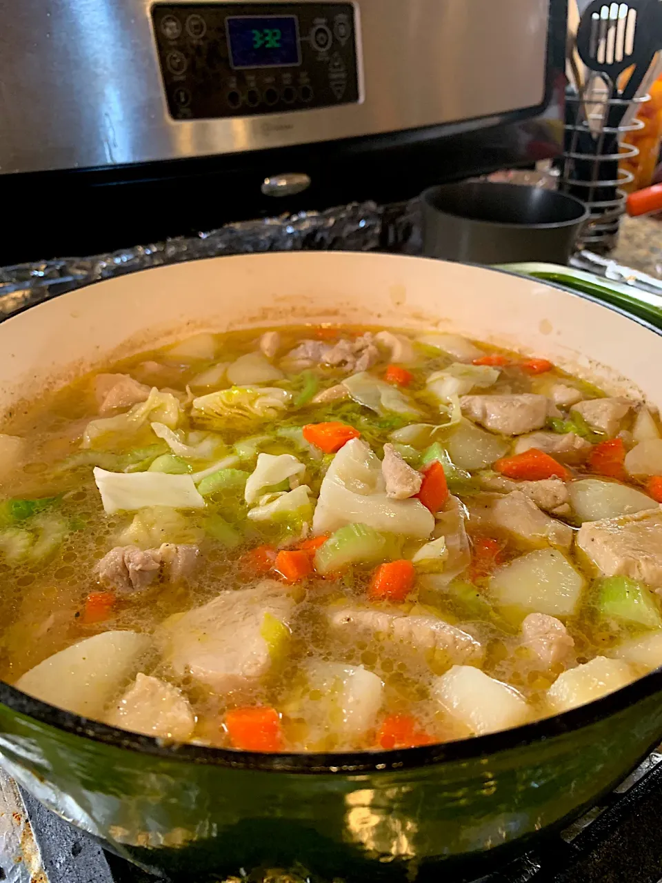 Snapdishの料理写真:Low Carb Chicken Soup for Keto Diets|Alma's Home Kitchenさん