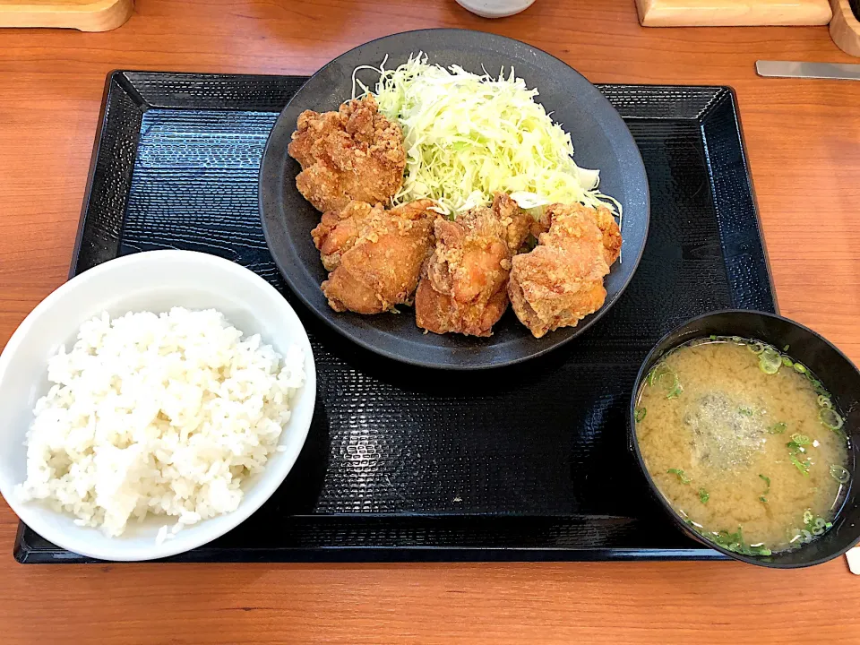 生姜からあげ定食|しのぶさん