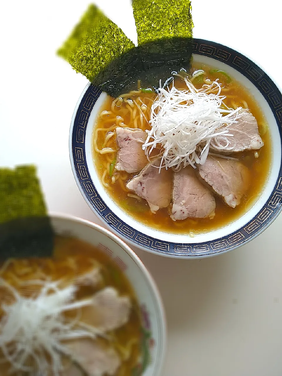 マルちゃん正麺醤油味！塩チャーシュー乗せ🎵|まめころさん