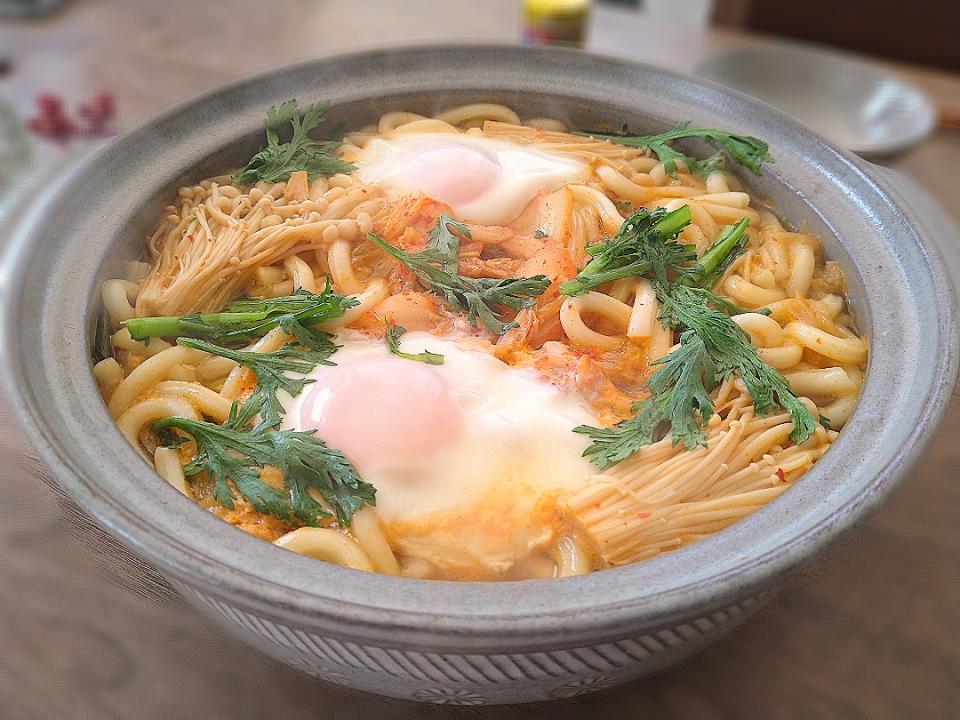 キムチ鍋焼きうどん 古尾谷りかこ Snapdish スナップディッシュ Id 4widaa