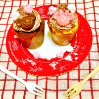 バレンタイン❤️チョコカップケーキ