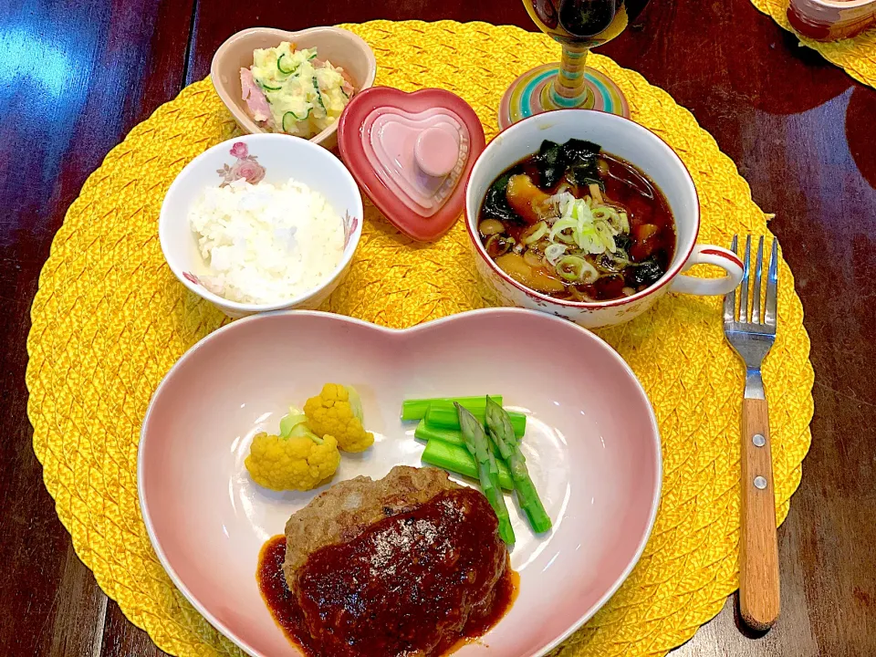 Snapdishの料理写真:Happy Valentine💓のDinnerは毎年同じ😅|Seikoさん