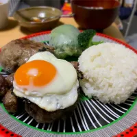 Snapdishの料理写真:バレンタインのパパのご飯|cossamさん