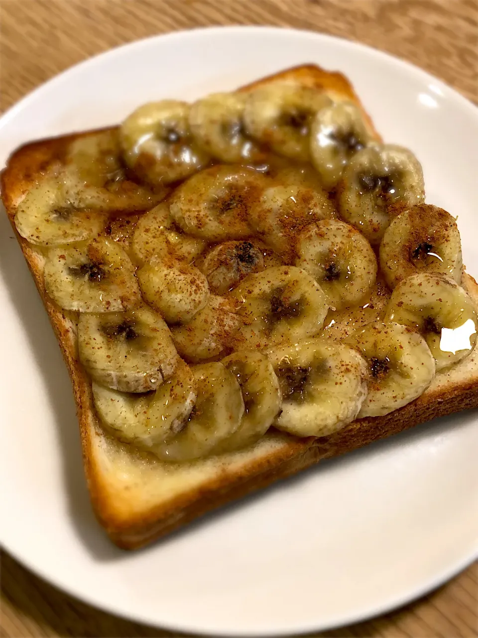 Snapdishの料理写真:朝食バナナトースト🍌|ecoさん