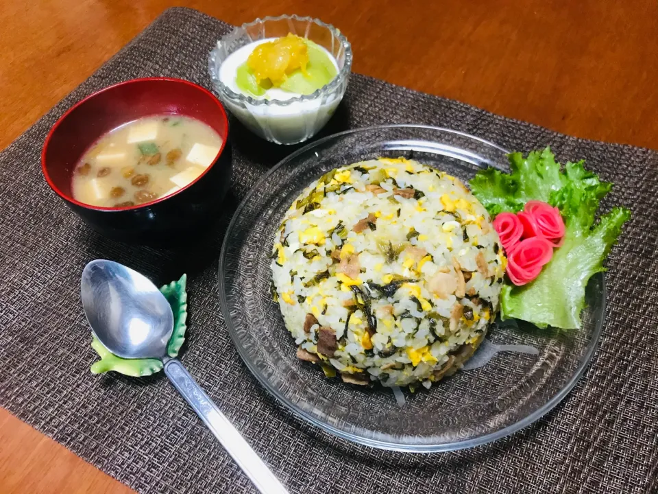 Snapdishの料理写真:「高菜のチャーハン」|バシュランさん