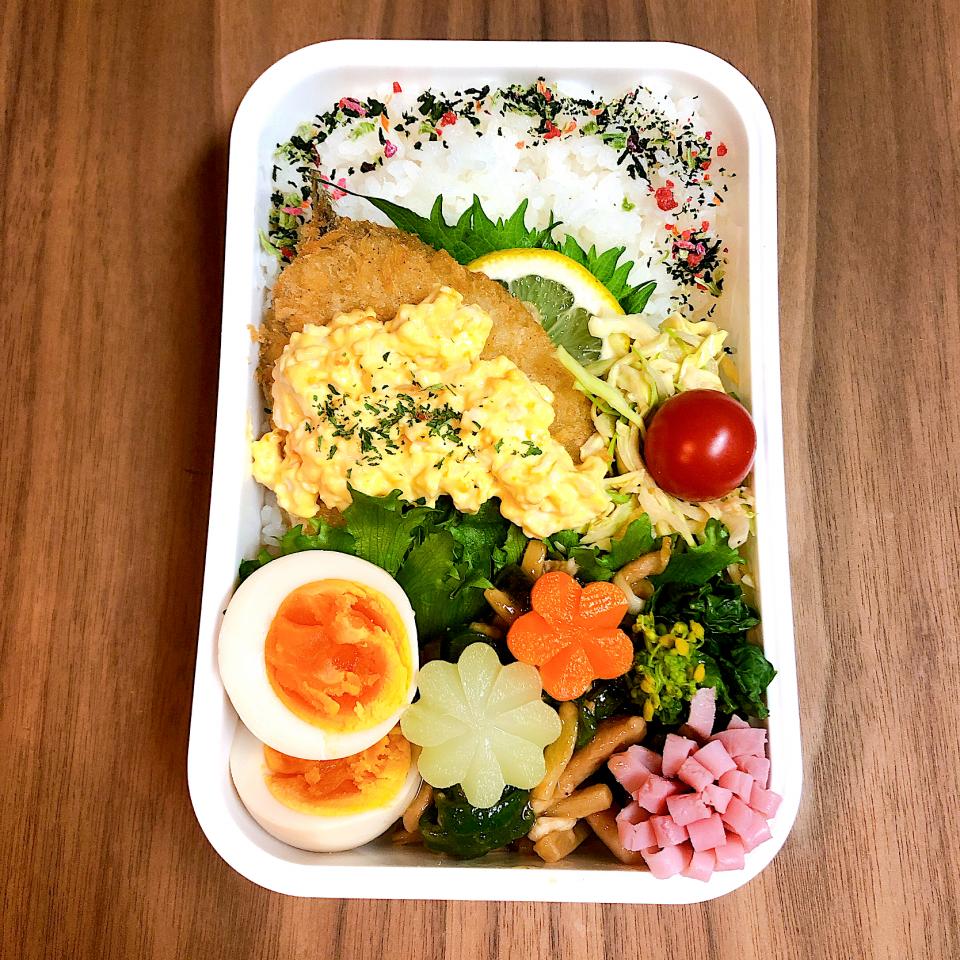 アジフライ弁当 Emichococo625 Snapdish スナップディッシュ Id T1h99a