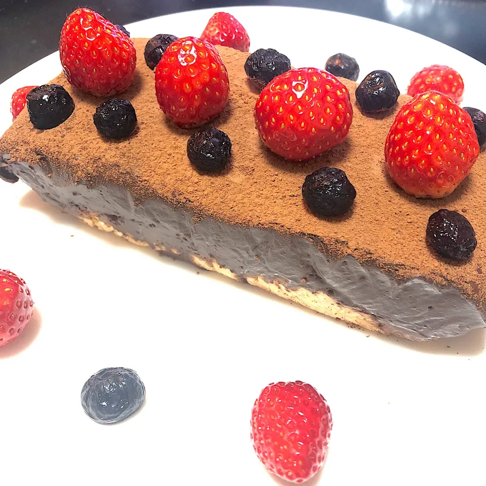 Valentine chocolate tarte🍫|まなほさん