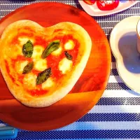 Snapdishの料理写真:はーと♥️Pizza|nonさん