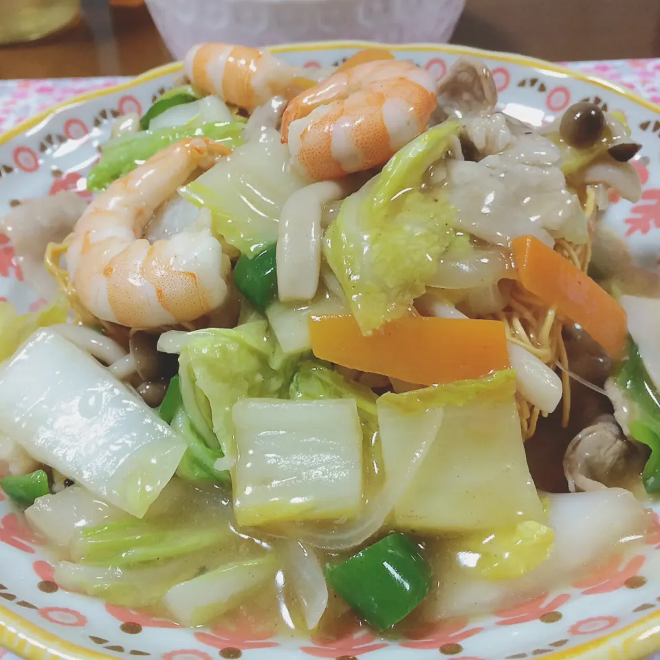 Snapdishの料理写真:皿うどん🦐|waiwaiさん