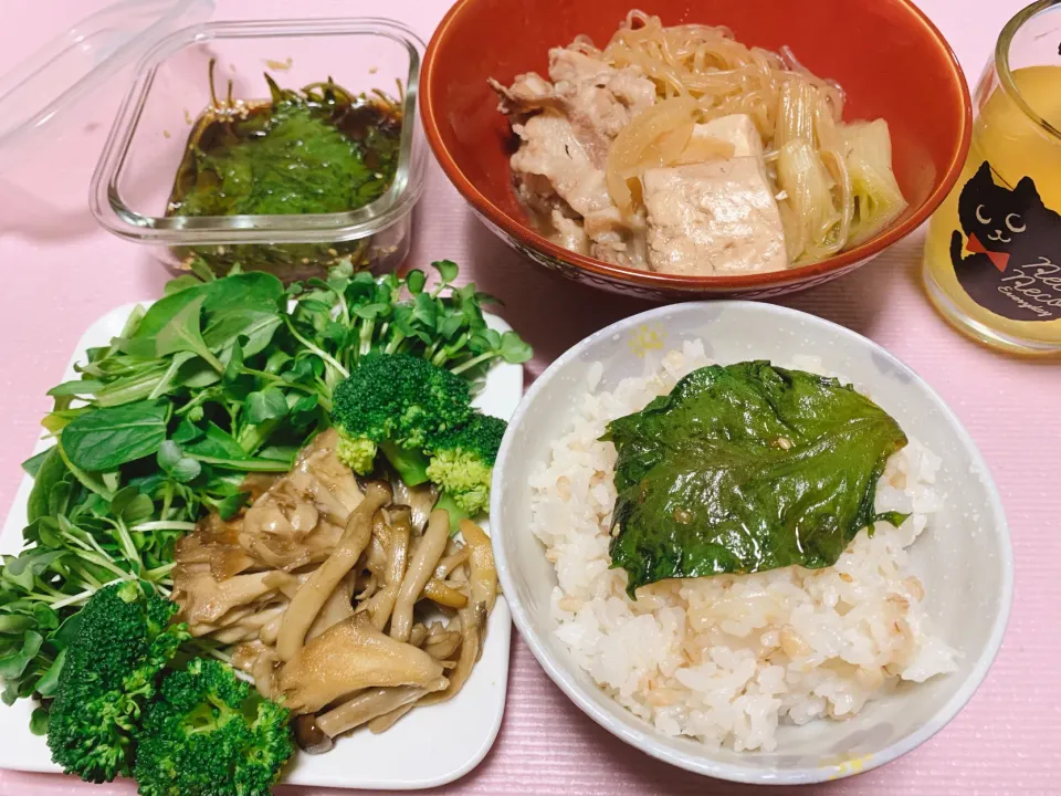 Snapdishの料理写真:よるごはん🥦|くろねこっく🐈‍⬛さん