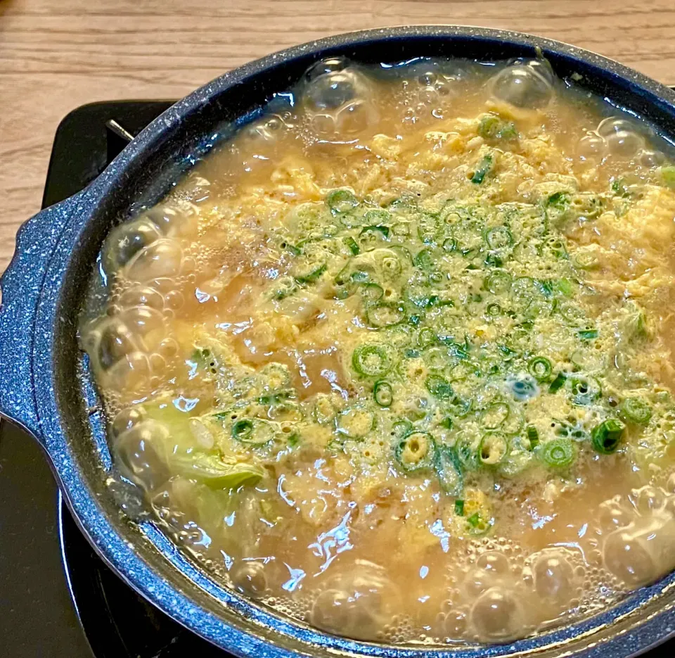 Snapdishの料理写真:急遽変更 チーズ雑炊de朝ごはん・・|ばくあんしゃさん