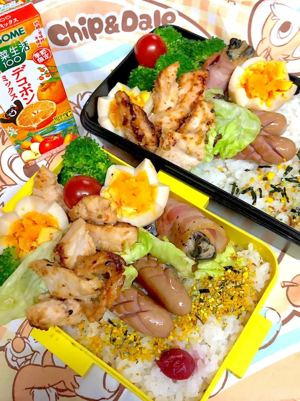 Snapdishの料理写真:高校生.旦那お弁当|ミッキーさん