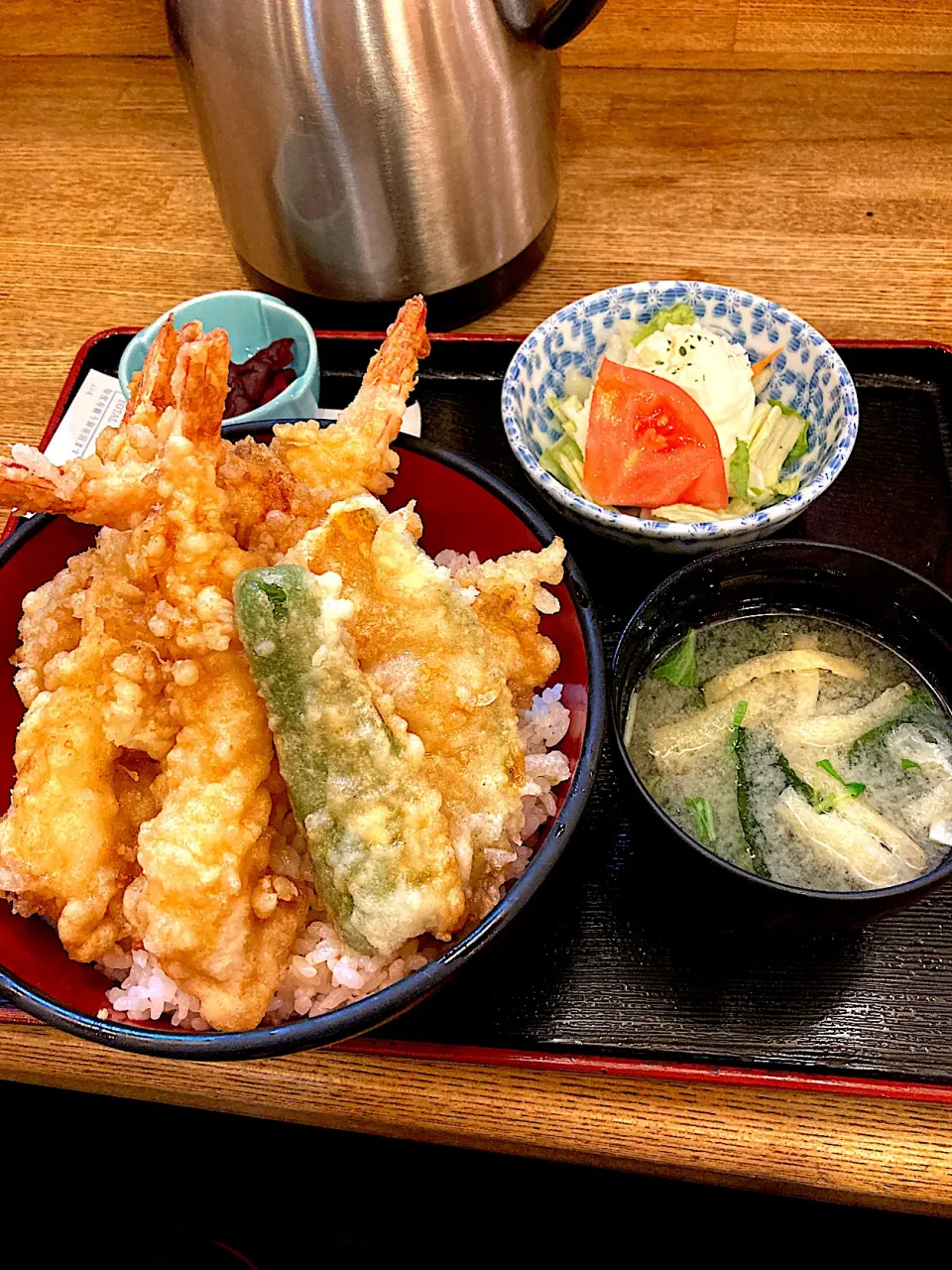 海老天丼@湯浅(田町)|yoooochanさん