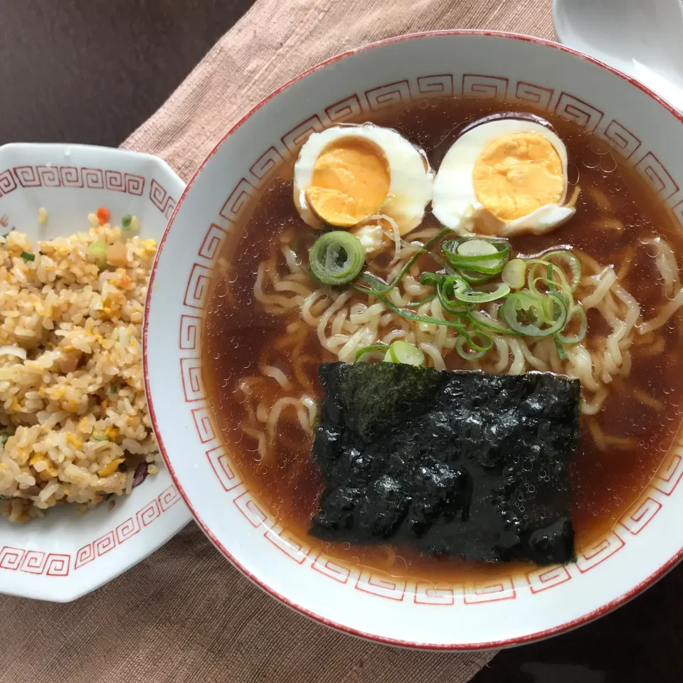 幸楽苑のラーメンと冷凍チャーハン|純さん