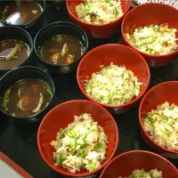 コシアブラと穴子の混ぜご飯|のぶさんさん