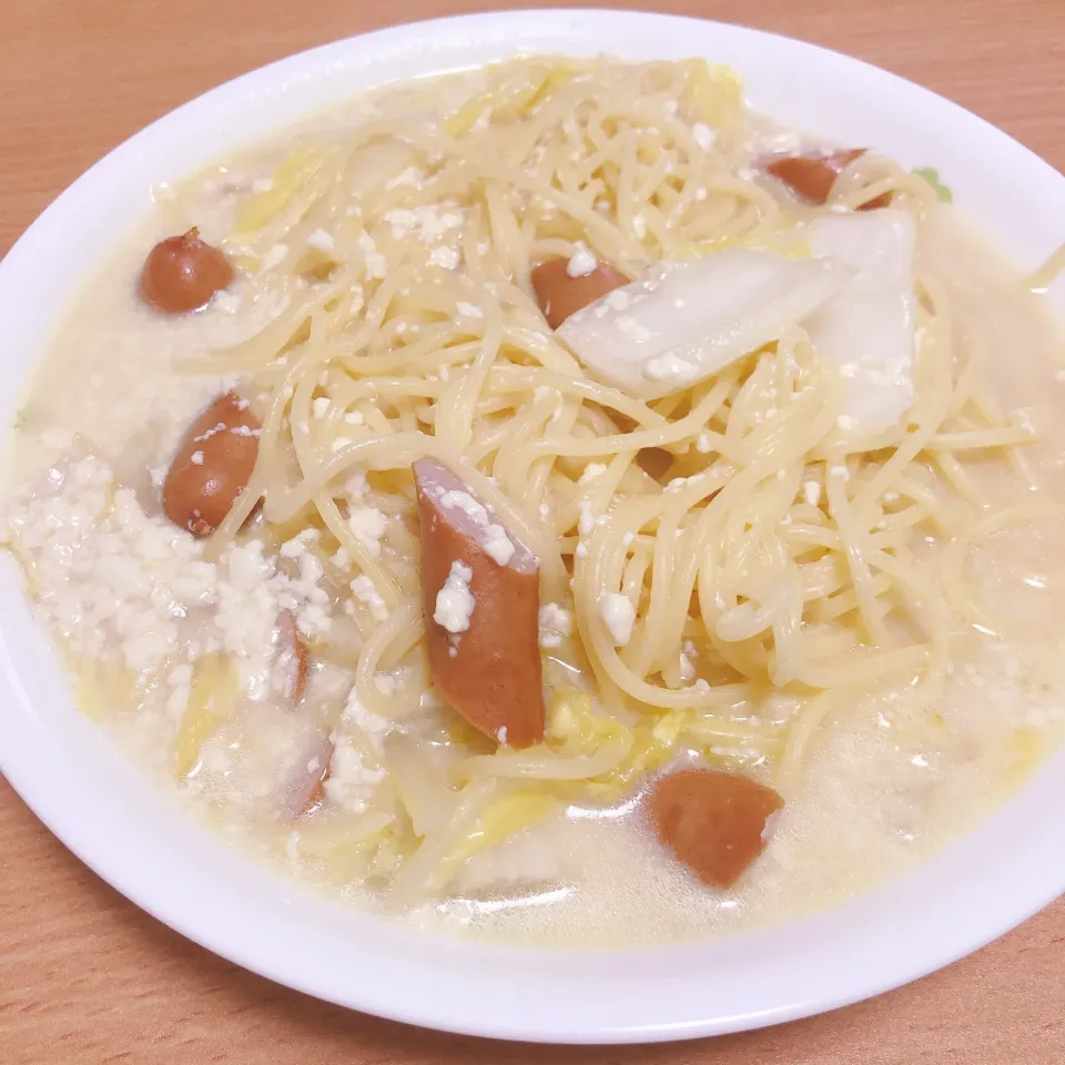 豆腐クリームパスタ|みぃさん