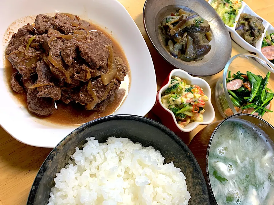 Snapdishの料理写真:鹿焼肉晩御飯|ゆりえさん