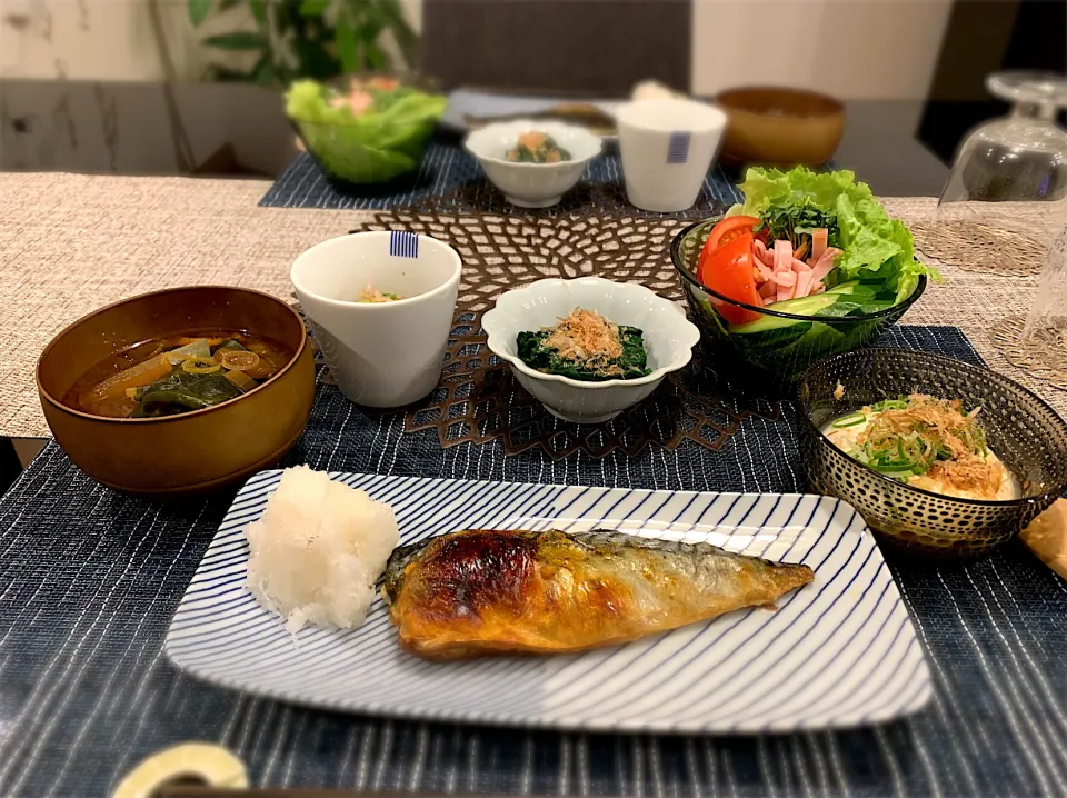 サバの塩焼き定食☺️|ゆかさん