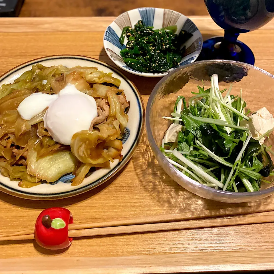 Snapdishの料理写真:豚肉とキャベツの甘辛炒め|なつこさん