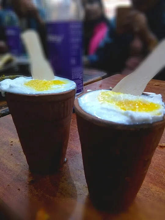 Snapdishの料理写真:Mathura ki famous Lassi malai marake🍸|987654321さん