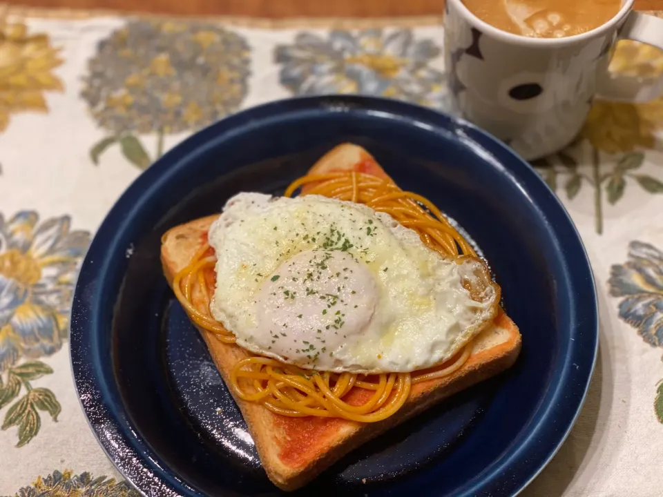 ナポリタントースト🥪|まめすけ。さん