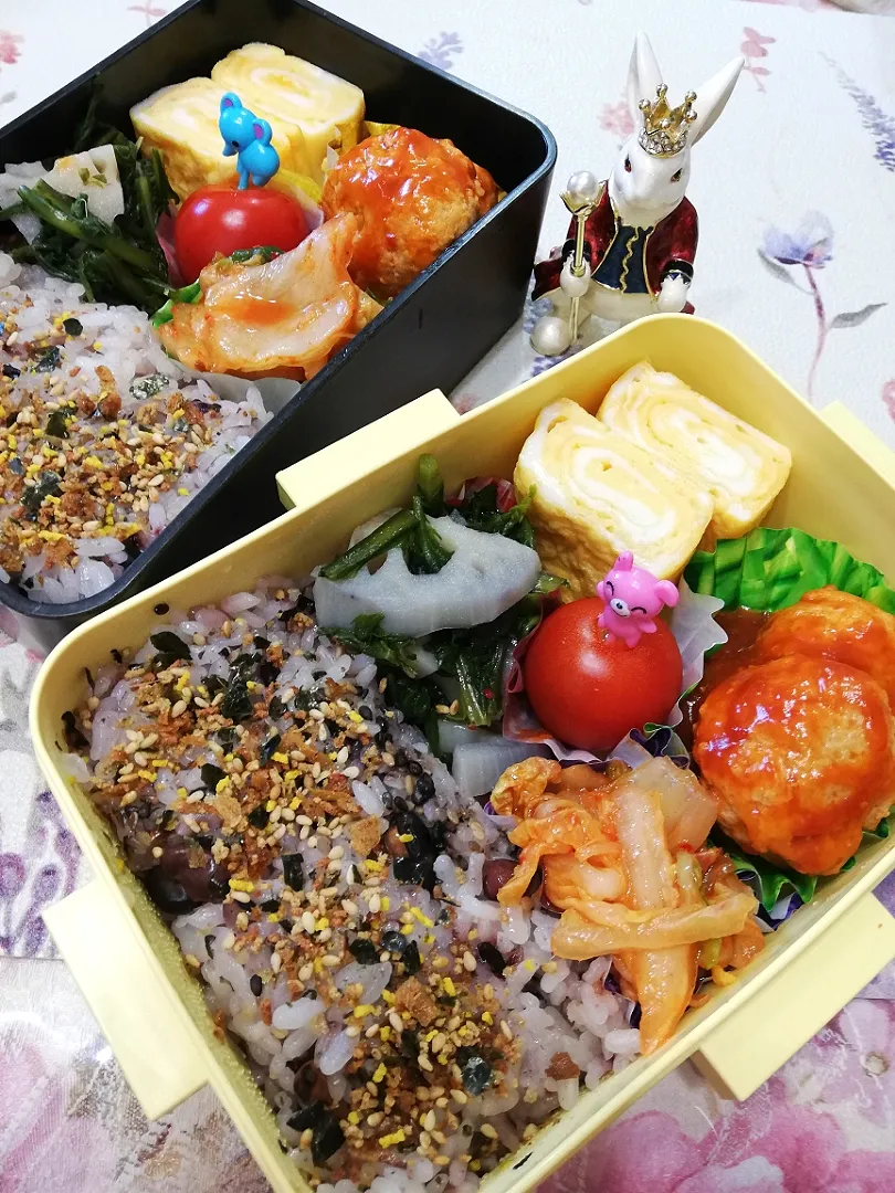 Snapdishの料理写真:'21,2/17
本日のジジババ弁当🍱|たえさん