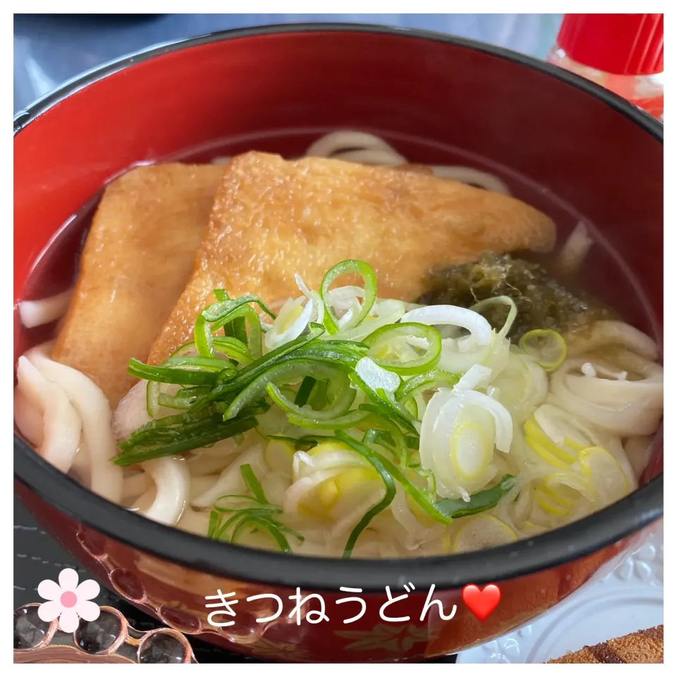 きつねうどん❤️|いのっちさん