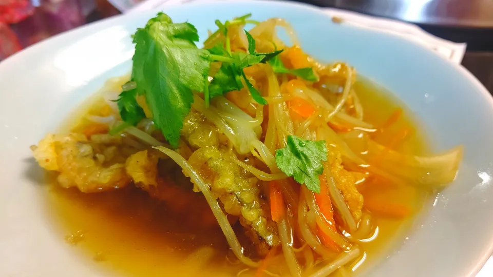 太刀魚唐揚げ 野菜あんかけ|Gauche Suzukiさん