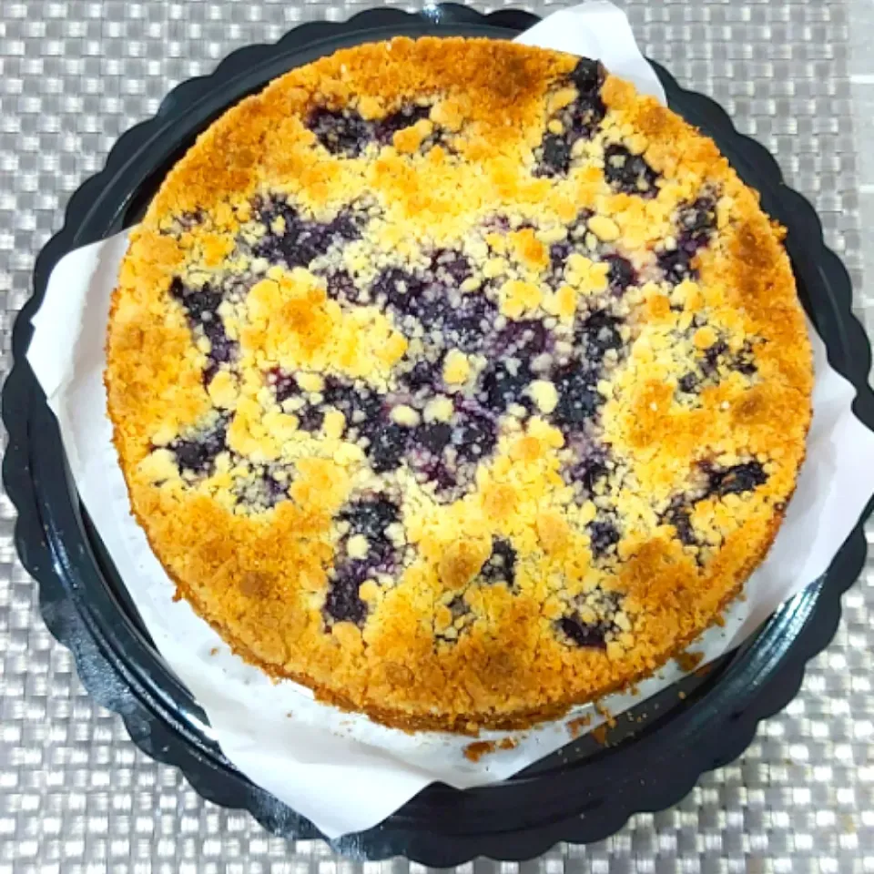 blueberry crumble cheese cake|tigakokiさん