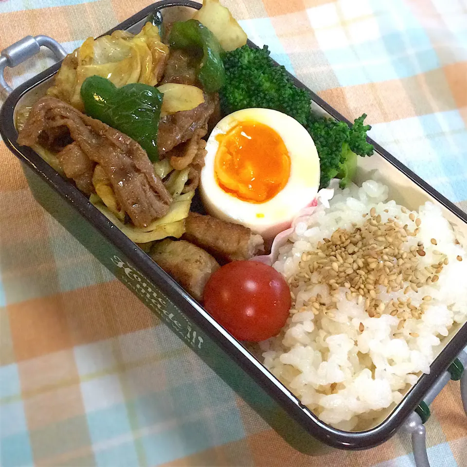 Snapdishの料理写真:長女の中学べんと　回鍋肉|yukoさん