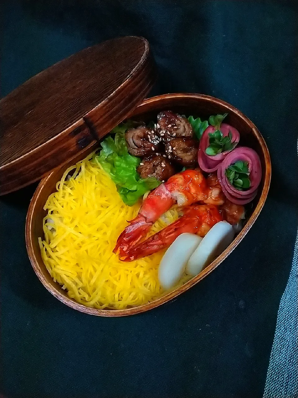 海老チリ弁当　
今日のお弁当*6|cheryl_tasteさん